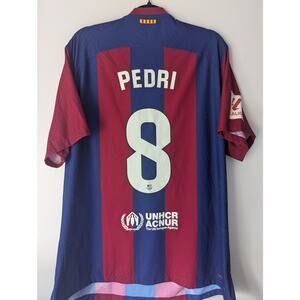 Barcelona Pedri 2023/24 Home Nike ADV Jersey Men’s XXL Player Version